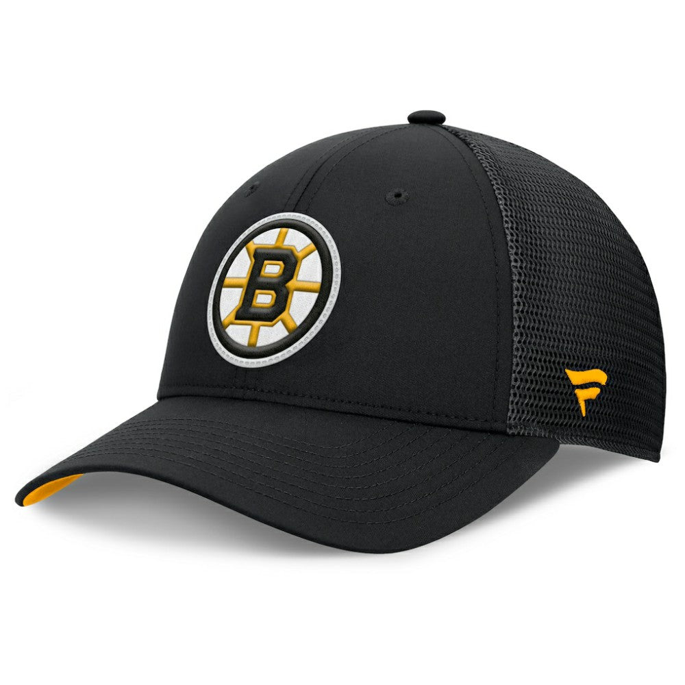 Boston Bruins Fanatics Authentic Pro Home Ice Trucker Adjustable Hat - NHL Hats