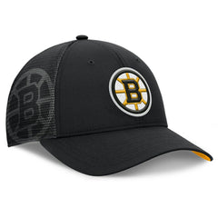 Boston Bruins Fanatics Authentic Pro Home Ice Trucker Adjustable Hat - NHL Hats