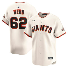 Logan Webb San Francisco Giants Nike Home Limited Player Jersey - MLB Jerseys