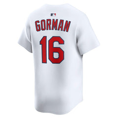 Nolan Gorman St. Louis Cardinals Nike Home Limited Player Jersey - MLB Jerseys