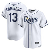 Junior Caminero Tampa Bay Rays Nike Home Limited Jersey - MLB Jerseys
