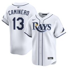 Junior Caminero Tampa Bay Rays Nike Home Limited Jersey - MLB Jerseys