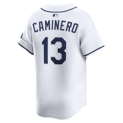 Junior Caminero Tampa Bay Rays Nike Home Limited Jersey - MLB Jerseys