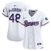 Jacob deGrom Texas Rangers Nike Women's Home Limited Player Jersey - MLB Jerseys