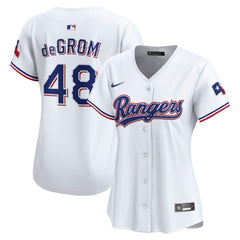 Jacob deGrom Texas Rangers Nike Women's Home Limited Player Jersey - MLB Jerseys