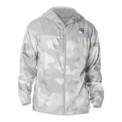 New York Rangers Columbia Camo Flash Challenger Omni-Shade Full-Zip Hoodie Windbreaker - NHL Hoodies