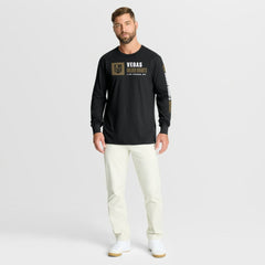 Vegas Golden Knights Fanatics Goal Crease Legacy Long Sleeve T-Shirt - NHL T-shirts