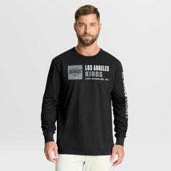 Los Angeles Kings Fanatics Goal Crease Legacy Long Sleeve T-Shirt - NHL T-shirts