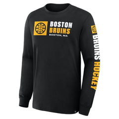 Boston Bruins Fanatics Goal Crease Legacy Long Sleeve T-Shirt - NHL T-shirts