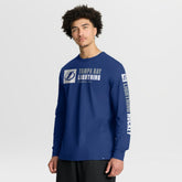 Tampa Bay Lightning Fanatics Goal Crease Legacy Long Sleeve T-Shirt - NHL T-shirts