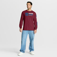 Colorado Avalanche Fanatics Goal Crease Legacy Long Sleeve T-Shirt - NHL T-shirts