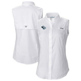 Utah Mammoth Columbia Women's Tamiami Omni-Shade Sleeveless Button-Up Shirt - NHL