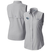 Utah Mammoth Columbia Women's Tamiami Omni-Shade Sleeveless Button-Up Shirt - NHL