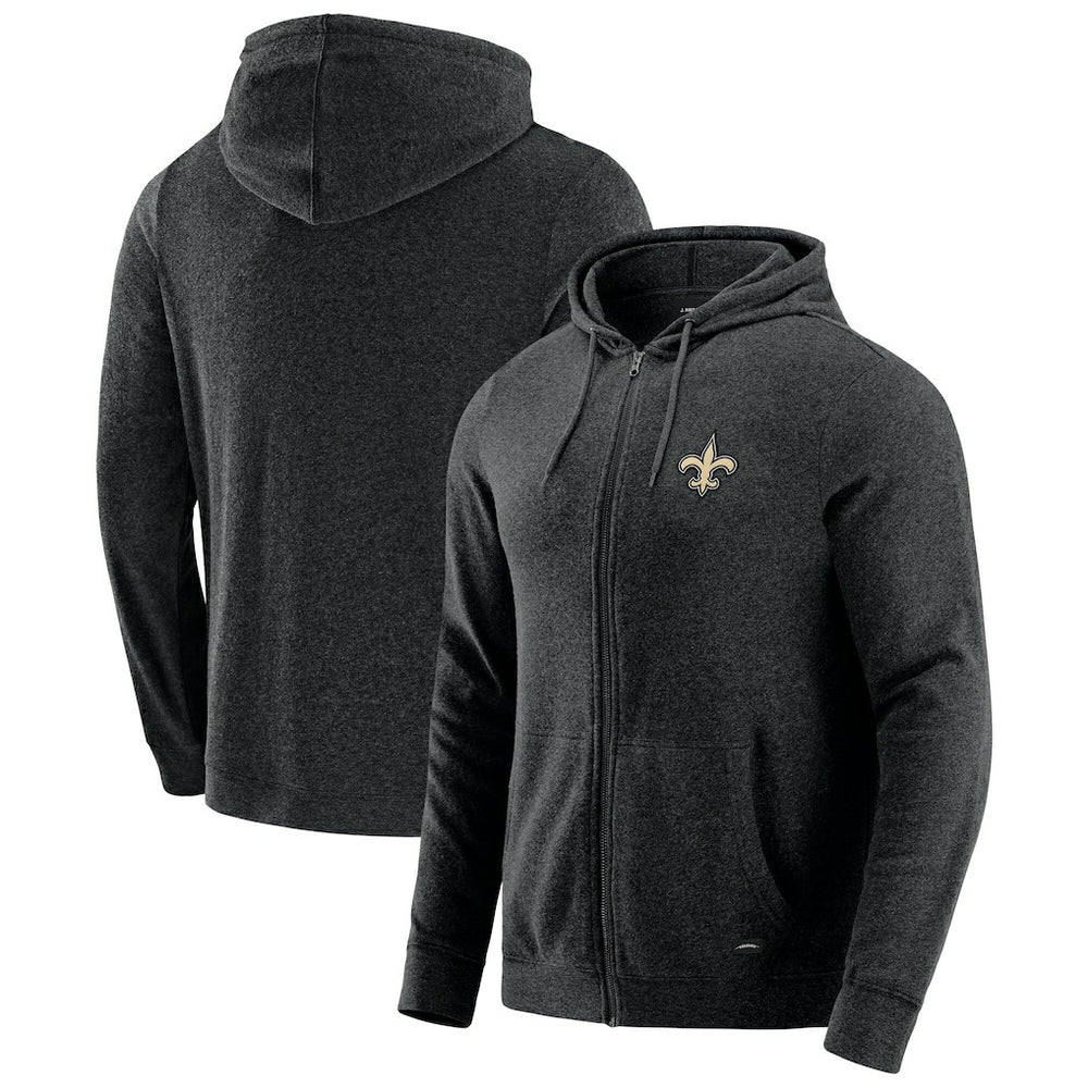 New Orleans Saints J. Palmer Players Lounge Tri-Blend Full-Zip Hoodie | NFL Outlet