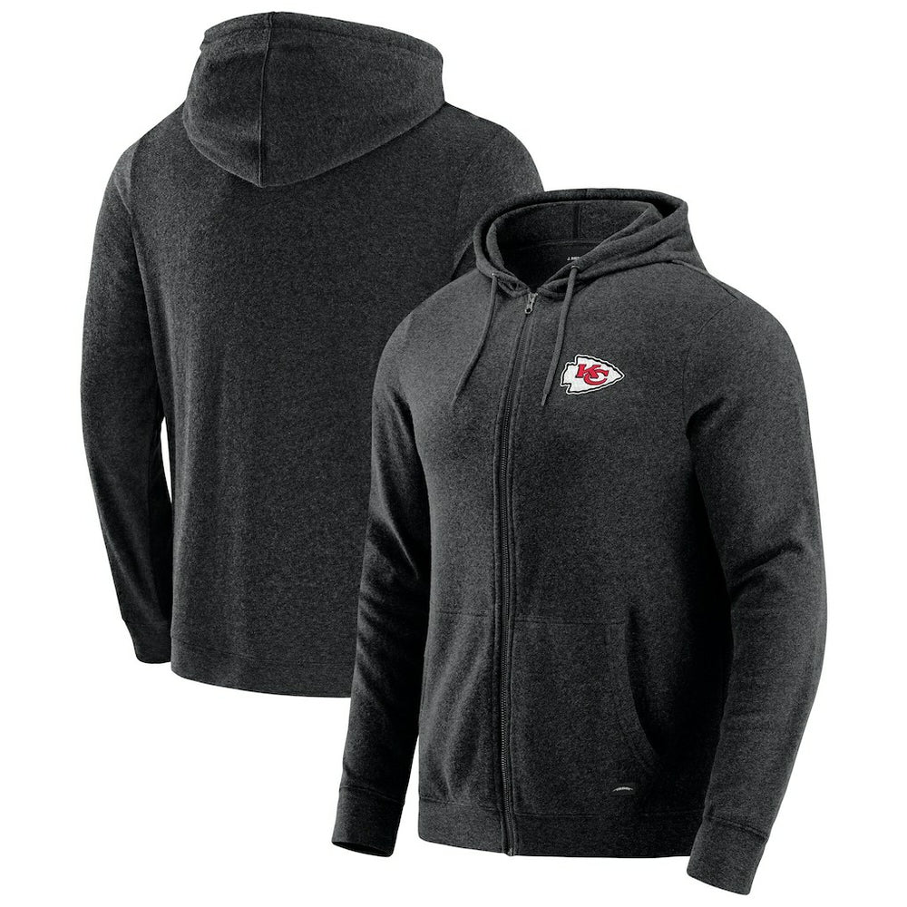 Kansas City Chiefs J. Palmer Players Lounge Tri-Blend Full-Zip Hoodie | NFL On sale