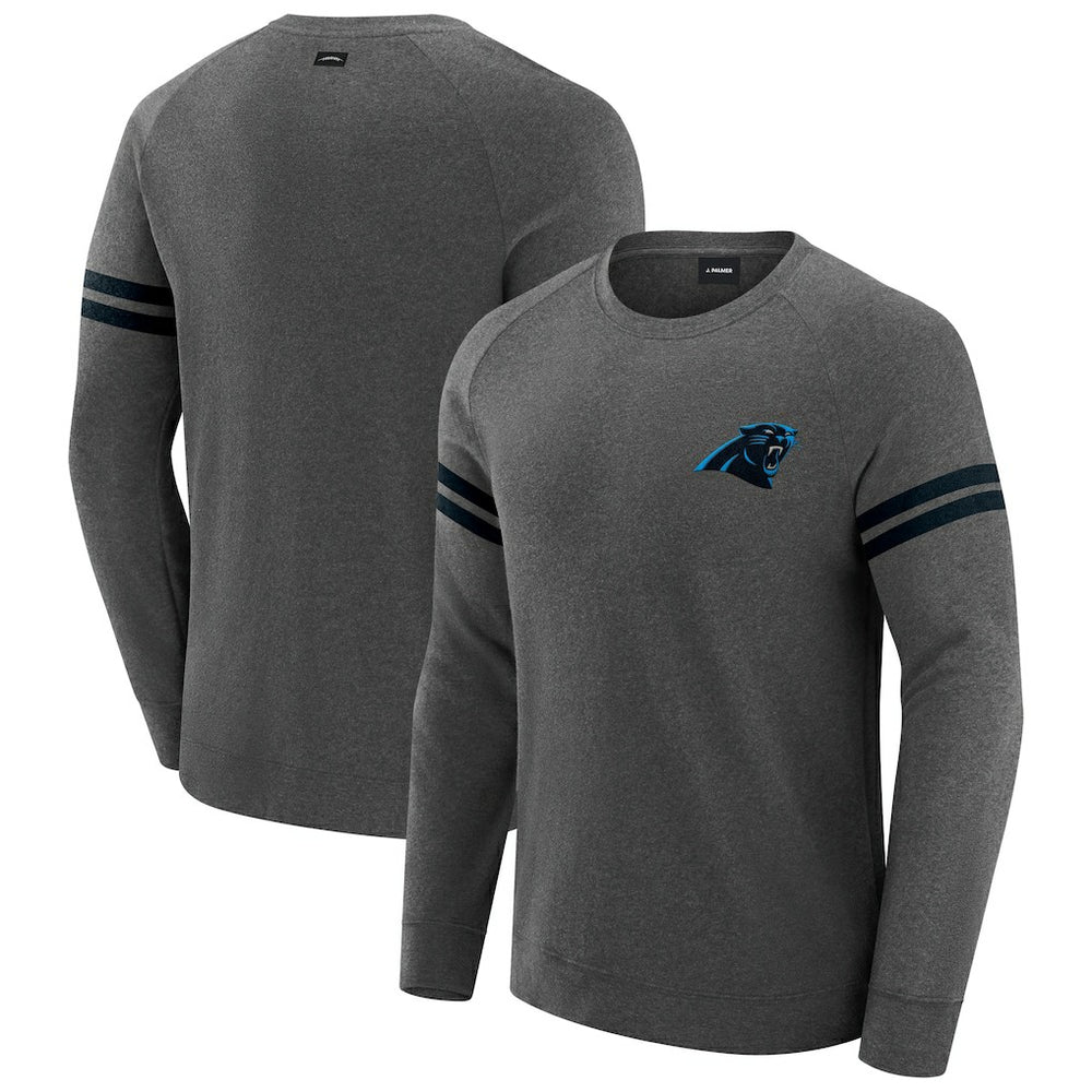 Carolina Panthers J. Palmer Players Lounge Raglan Tri-Blend Sweatshirt | NFL Outlet
