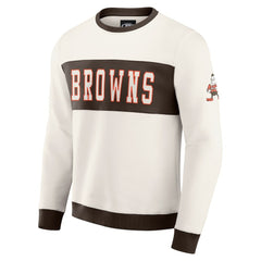Cleveland Browns Darius Rucker Collection Colorblock Pullover Sweatshirt | NFL Online