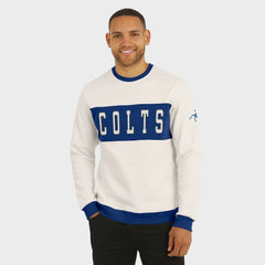 Indianapolis Colts Darius Rucker Collection Colorblock Pullover Sweatshirt | NFL New