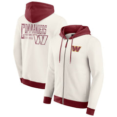 Washington Commanders Darius Rucker Collection Distressed Graphics Full-Zip Hoodie | NFL Hot