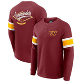 Washington Commanders Darius Rucker Collection Waffle-Knit Raglan Long Sleeve Henley T-Shirt | NFL Sale