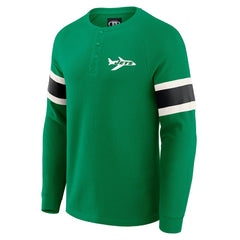 New York Jets Darius Rucker Collection Waffle-Knit Raglan Long Sleeve Henley T-Shirt | NFL Online
