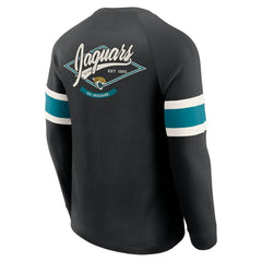 Jacksonville Jaguars Darius Rucker Collection Waffle-Knit Raglan Long Sleeve Henley T-Shirt | NFL US