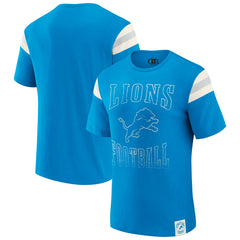 Detroit Lions Darius Rucker Collection Football Stripe Sleeve T-Shirt | NFL Hot