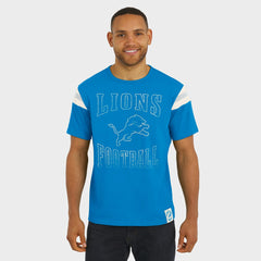 Detroit Lions Darius Rucker Collection Football Stripe Sleeve T-Shirt | NFL Hot