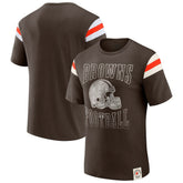 Cleveland Browns Darius Rucker Collection Football Stripe Sleeve T-Shirt | NFL Near me