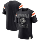 Cincinnati Bengals Darius Rucker Collection Football Stripe Sleeve T-Shirt | NFL Sale