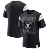 Las Vegas Raiders Darius Rucker Collection Football Stripe Sleeve T-Shirt | NFL Near me