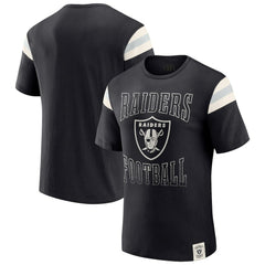 Las Vegas Raiders Darius Rucker Collection Football Stripe Sleeve T-Shirt | NFL Near me