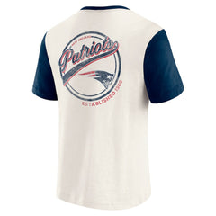 New England Patriots Darius Rucker Collection Henley Colorblock Slub Pocket T-Shirt | NFL Discount