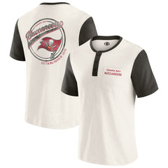 Tampa Bay Buccaneers Darius Rucker Collection Henley Colorblock Slub Pocket T-Shirt | NFL Online