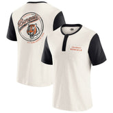 Cincinnati Bengals Darius Rucker Collection Henley Colorblock Slub Pocket T-Shirt | NFL Near me