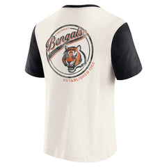 Cincinnati Bengals Darius Rucker Collection Henley Colorblock Slub Pocket T-Shirt | NFL Near me