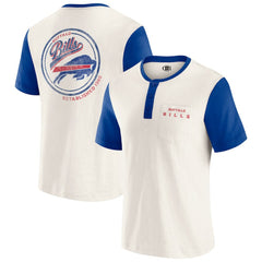 Buffalo Bills Darius Rucker Collection Henley Colorblock Slub Pocket T-Shirt | NFL Hot