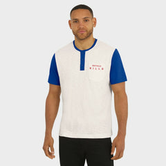 Buffalo Bills Darius Rucker Collection Henley Colorblock Slub Pocket T-Shirt | NFL Hot