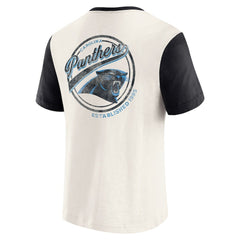 Carolina Panthers Darius Rucker Collection Henley Colorblock Slub Pocket T-Shirt | NFL Online