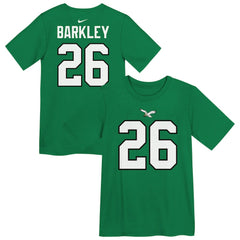 Philadelphia Eagles Saquon Barkley Preschool Player Name & Number T-Shirt | NFL Hot
