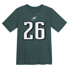 Philadelphia Eagles Saquon Barkley Preschool Player Name & Number T-Shirt | NFL Outlet