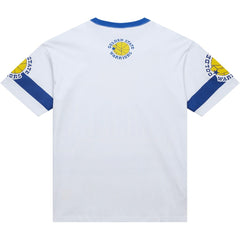 White Golden State Warriors Unisex Hardwood Classics Vintage Team Origins Premium T-Shirt sale | NBA