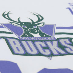 White Milwaukee Bucks Unisex Hardwood Classics Vintage Team Origins Premium T-Shirt | NBA