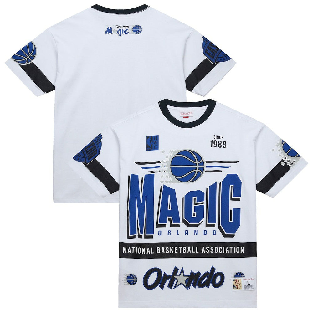 White Orlando Magic Unisex Hardwood Classics Vintage Team Origins Premium T-Shirt | NBA