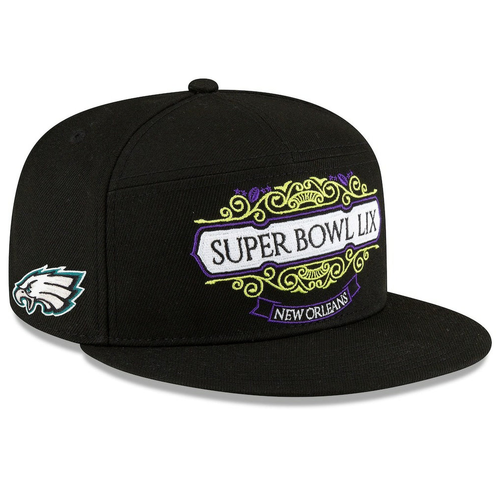 Philadelphia Eagles Super Bowl LIX Tarmac Split Panel 9FIFTY Snapback Hat | NFL On sale
