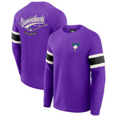 Arizona Diamondbacks Darius Rucker Collection by Fanatics Waffle-Knit Raglan Long Sleeve Henley T-Shirt - MLB T-shirts