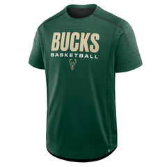 Hunter Green Milwaukee Bucks Inbound Pass Play Practice T-Shirt | NBA