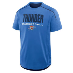 Blue Oklahoma City Thunder Inbound Pass Play Practice T-Shirt | NBA