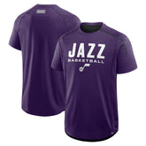 Purple Utah Jazz Inbound Pass Play Practice T-Shirt | NBA