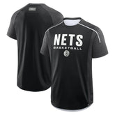 Black Brooklyn Nets Inbound Pass Play Practice T-Shirt | NBA